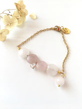 Incărcați imaginea în vizualizatorul Galeriei, Bijuterii cu pietre - Brațară Lollidot cu Cuart Rose roz