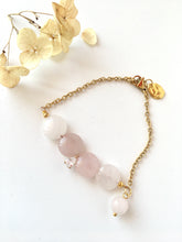 Incărcați imaginea în vizualizatorul Galeriei, Bijuterii cu pietre - Brațară Lollidot cu Cuart Rose roz