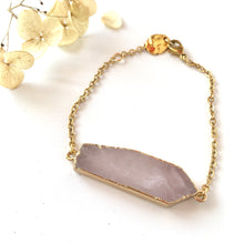 Incărcați imaginea în vizualizatorul Galeriei, Bijuterii cu pietre - Brațară Lollidot cu Conector Cuart Rose roz