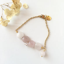 Incărcați imaginea în vizualizatorul Galeriei, Bijuterii cu pietre - Brațară Lollidot cu Cuart Rose roz